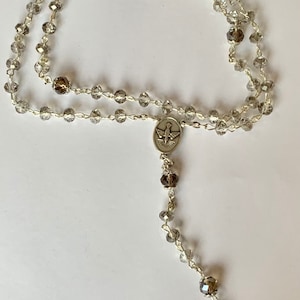 9RCR824 Holy Spirit/Holy Family with 5 Way Crucifix, Holy Family Rosary, Holy Spirit Rosary, 5 Way Crucifix Rosary, Devotional Rosary
