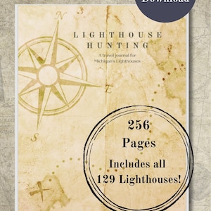 Michigan Lighthouse Travel Journal Printable Download Lighthouse Tracker
