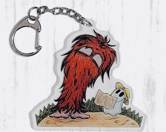 257 - Bigfoot Sasquatch | Traveling Ghost | Keychains | Big Forest