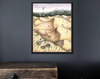 271 - Cryptid Great Sand Dunes | Desert | Art Print