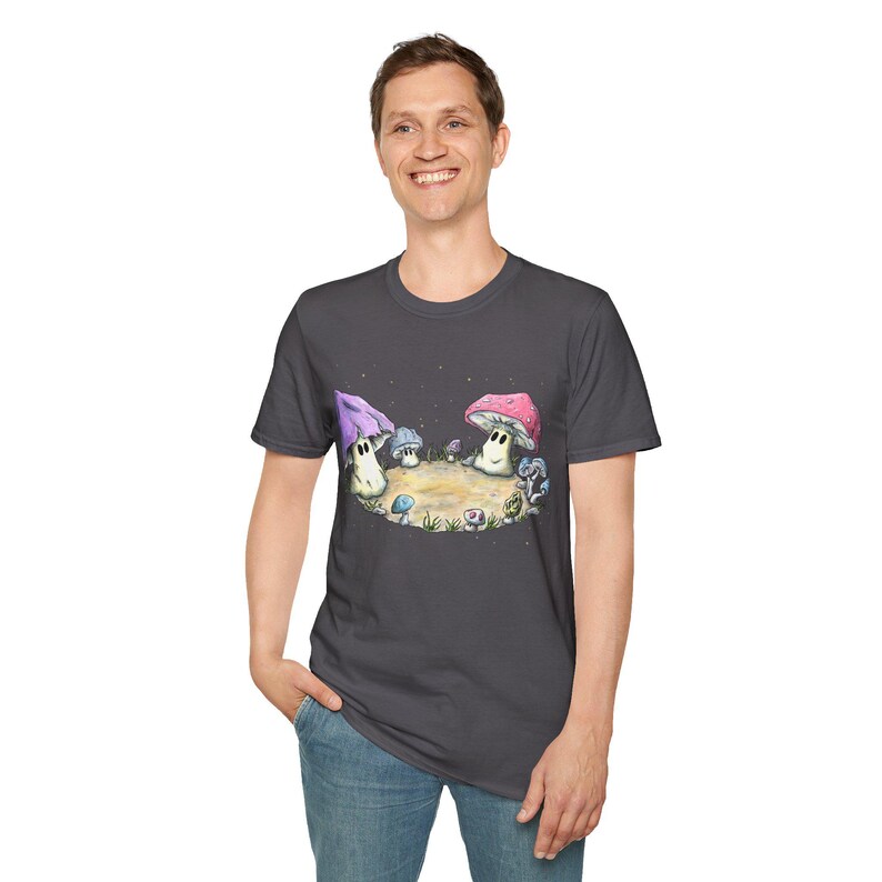 Svampfe Cirkel T-shirt – Söt Växt T-shirt bild 6