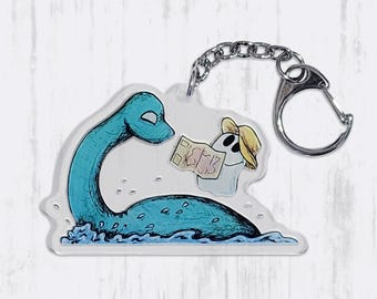 256 - Lockness Monster Cryptid | Traveling Ghost | Keychains