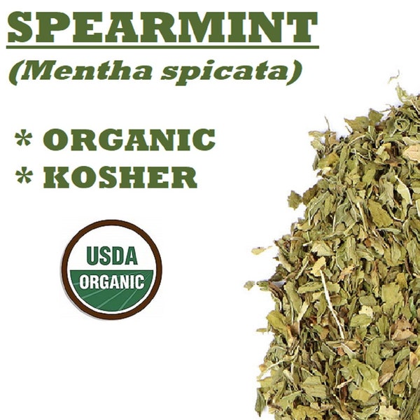 Organic SPEARMINT Leaf - Mentha spicata, dried herb