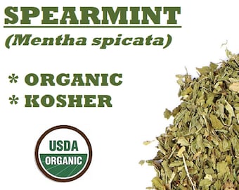 Organic SPEARMINT Leaf - Mentha spicata, dried herb