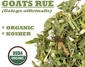 Organic GOATS RUE - Galega officinalis dried herb