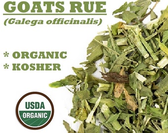 Organic GOATS RUE - Galega officinalis, Goat's rue, herb, bulk herbs, dried herbs, kosher, herbal, non-GMO