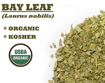 Organic BAY LEAF - Laurus nobilis cut herb