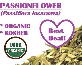 Organic PASSIONFLOWER - Passiflora incarnata dried herb