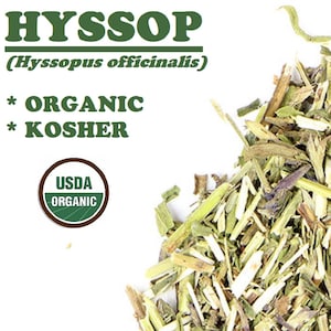 Organic HYSSOP - Hyssopus officinalis dried herb