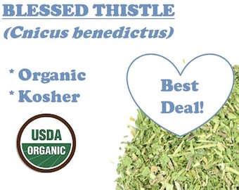 Organic BLESSED THISTLE - Cnicus benedictus dried herb