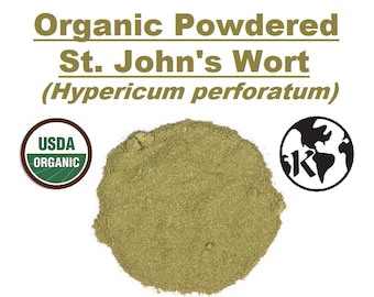 Organic ST. JOHN'S WORT - powdered Hypericum perforatum