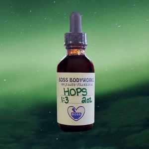 Organic HOPS Tincture - Humulus lupulus Herbal Extract