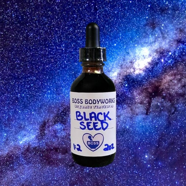 Organic BLACK SEED Tincture - Nigella Sativa Herbal Extract