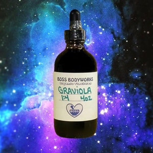 Organic SOURSOP Tincture GRAVIOLA LEAF - Annona muricata Herbal Extract