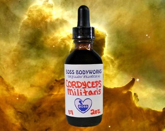 Organic CORDYCEPS MILITARIS Tincture - Double Extraction