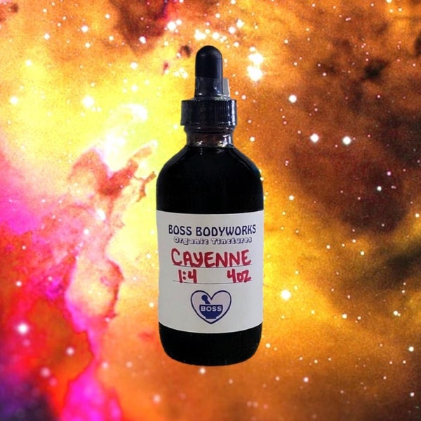 Organic CAYENNE Tincture - Capsicum annuum Herbal Extract