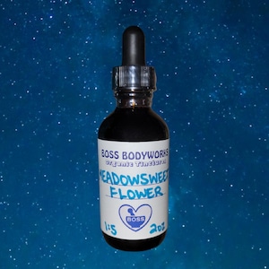 Organic MEADOWSWEET FLOWERS Tincture - Filipendula ulmaria Herbal Extract