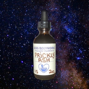 PRICKLY ASH BARK Tincture - Zanthoxylum clava-herculis Herbal Extract