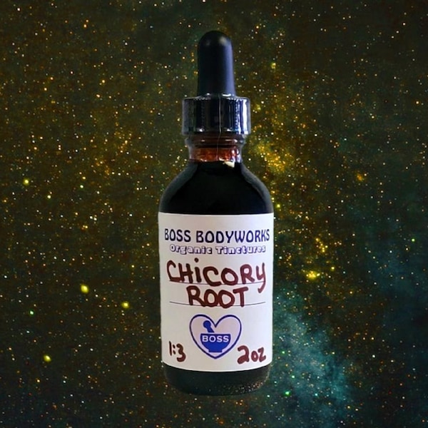 Organic CHICORY ROOT Tincture - Roasted Cichorium intybus Herbal Extract