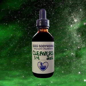 Organic CLEAVERS Tincture - Galium aparine Herbal Extract