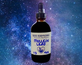 Organic MULLEIN Tincture - Verbascum Thapsus Herbal Extract