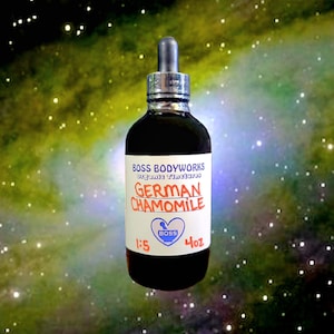Organic GERMAN CHAMOMILE Tincture - Matricaria chamomilla, Matricaria recutita Herbal Extract