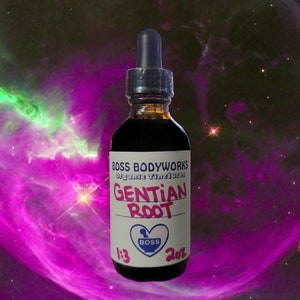 Organic GENTIAN ROOT Tincture - Gentiana lutea Herbal Extract