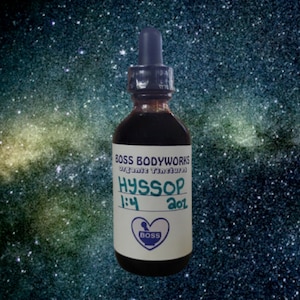 Organic HYSSOP Tincture - Hyssopus officinalis Herbal Extract