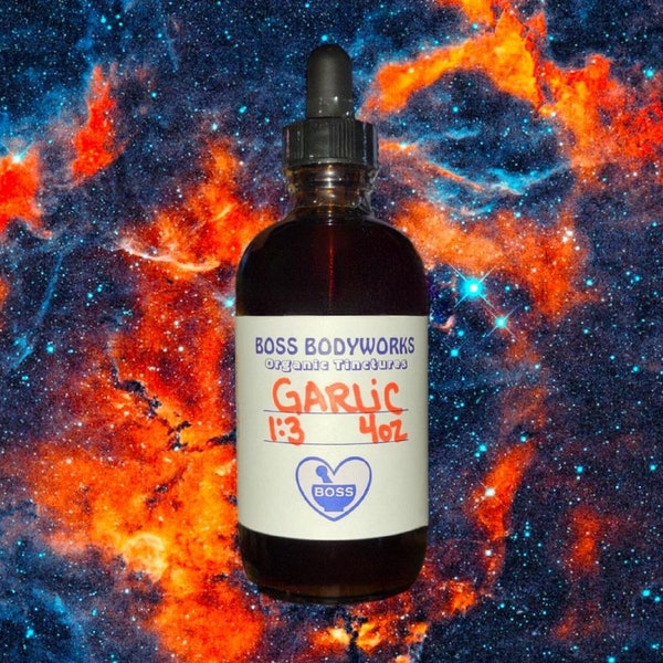 Organic GARLIC Tincture - Allium sativum Herbal Extract