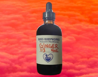 Organic GINGER Tincture - ZINGIBER OFFICINALE Herbal Extract
