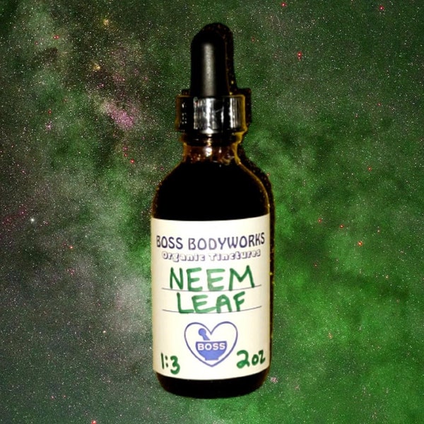 Organic NEEM LEAF Tincture - Azadirachta indica Herbal Extract