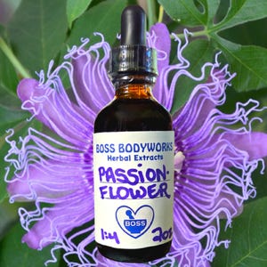Organic PASSIONFLOWER Tincture - Passiflora incarnata Herbal Extract