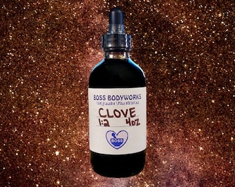 Tintura orgánica de clavo de olor - Extracto de hierbas Syzygium aromaticum