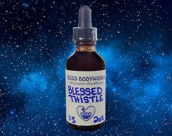 Organic BLESSED THISTLE Tincture - Cnicus benedictus Herbal Extract