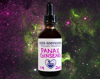 Organic PANAX GINSENG Tincture - Red Ginseng Herbal Extract