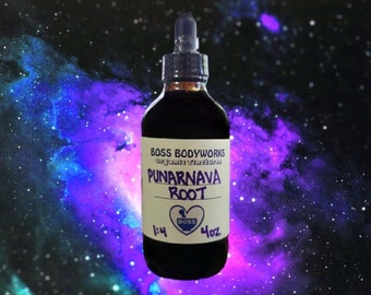 Extracto orgánico de raíz de punarnava - Boerhavia diffusa, tintura ayurvédica