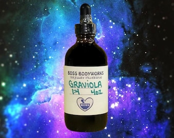 Organic SOURSOP Tincture GRAVIOLA LEAF - Annona muricata Herbal Extract