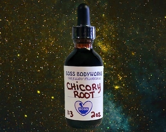 Organic CHICORY ROOT Tincture - Roasted Cichorium intybus Herbal Extract