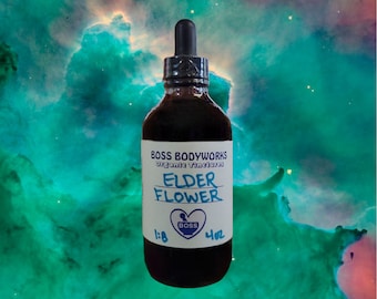 Organic ELDERFLOWER Tincture - Sambucus nigra Herbal Extract