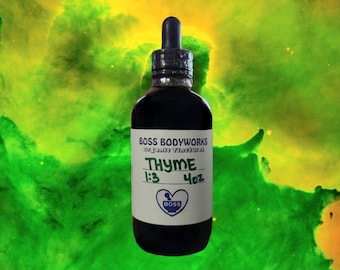 Organic THYME Tincture - Thymus sp Herbal Extract