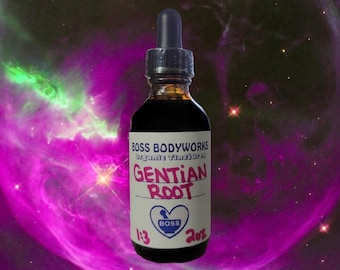 Organic GENTIAN ROOT Tincture - Gentiana lutea Herbal Extract