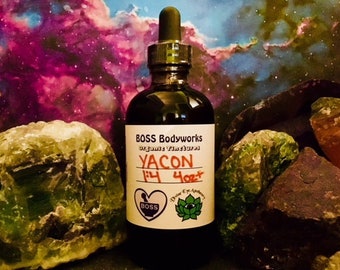 Organic YACON Tincture - Smallanthus sonchifolius Herbal Extract