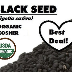 Organic BLACK SEED - Nigella Sativa