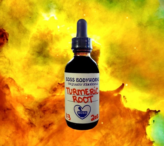 Organic TURMERIC Tincture - Curcuma longa Herbal Extract