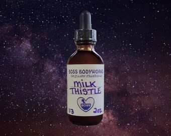 Organic MILK THISTLE SEED Glycerite - Silybum marianum Herbal Extract