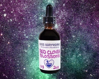 Organic RED CLOVER BLOSSOMS Tincture - Trifolium pratense Herbal extract