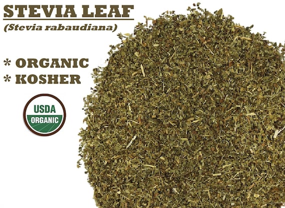 Organic STEVIA LEAF - Stevia rebaudiana, natural sweetener, sugar alternative, sugar-free