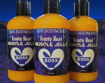 Frosty Heat MUSCLE JELLY - 8oz - cooling + warming sports rub