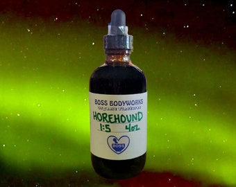 Organic HOREHOUND Tincture - Marrubium vulgare Herbal Extract