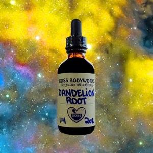 Organic DANDELION ROOT Tincture - Taraxacum officinale Herbal Extract